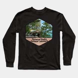 Michigan - Pictured Rocks National Lakeshore Long Sleeve T-Shirt